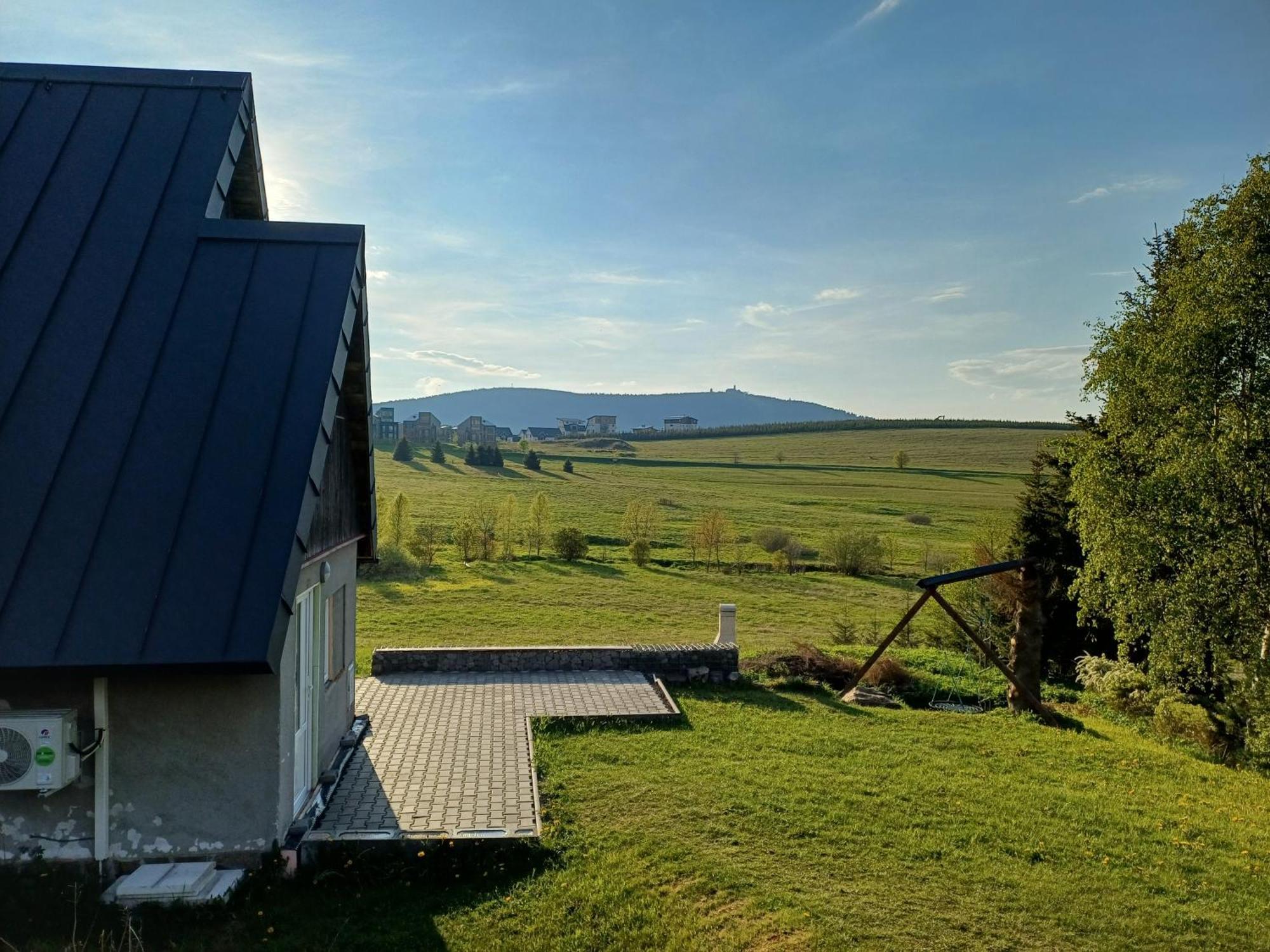 Loučná pod Klínovcem Chaloupka Na Vrskuヴィラ エクステリア 写真